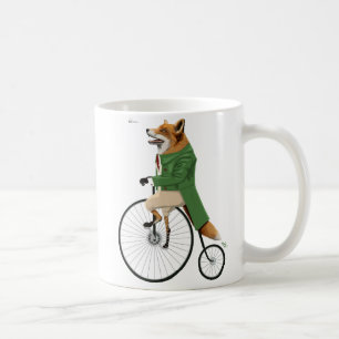 Taza De Café Fox en la bici