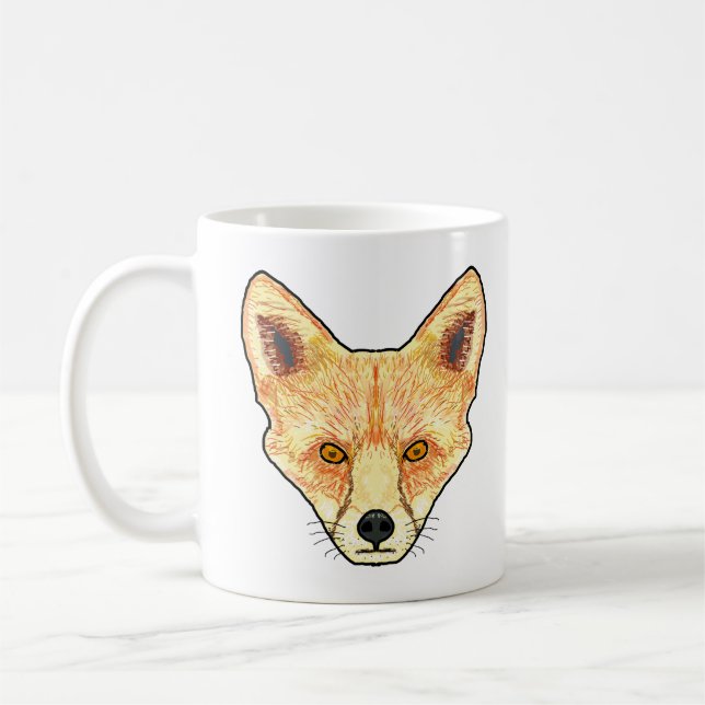 Taza De Café Fox Face (Izquierda)