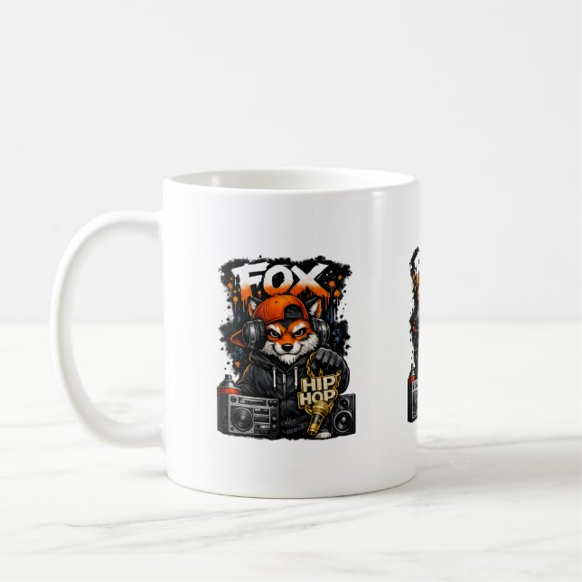 Taza De Café Fox Hip Hop Style (Izquierda)