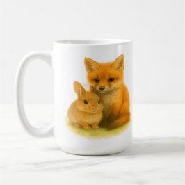 Taza De Café Fox Kit y Bunny Buddies