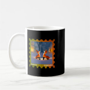 Taza De Café Fox Lover EARTH PARA LA Protección Ambiental S