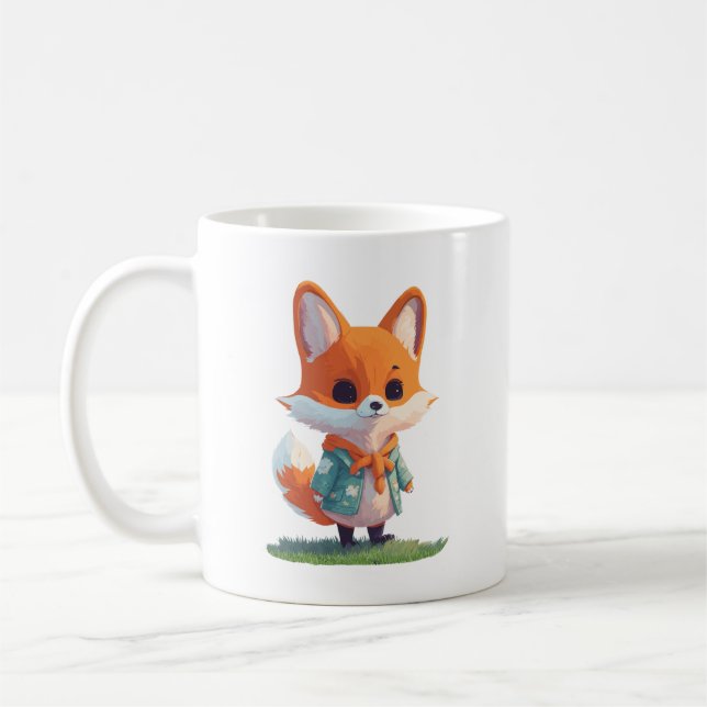 Taza De Café Fox Lovers Gift (Izquierda)