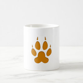 Taza De Café Fox Paw Print