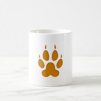 Taza De Café Fox Paw Print