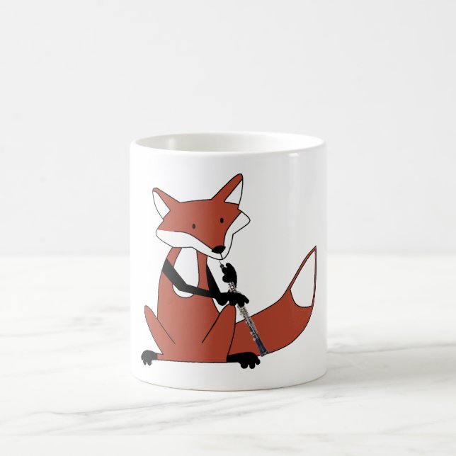 Taza De Café Fox que juega el Oboe (Centro)