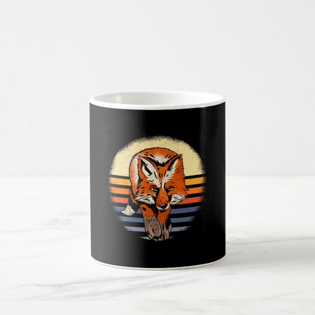 Taza De Café Fox Retro Vintage (Centro)
