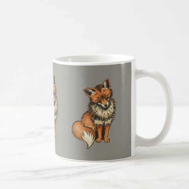 Taza De Café Fox rojo (Derecha)