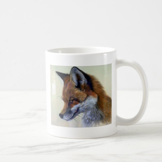 Taza De Café Fox rojo (estudio principal) (Derecha)