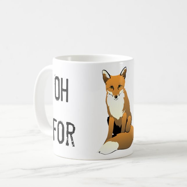 Taza De Café Fox Sake Mug (Anverso izquierdo)