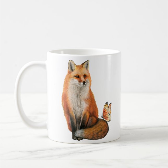 Taza De Café Fox y Flutter (Izquierda)