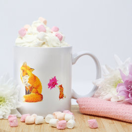 Taza De Café Fox y Mouse de amistad