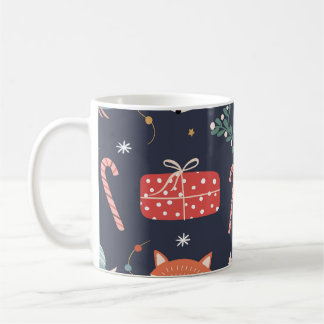 Taza De Café Foxes & Gifts: Navidades sin problemas