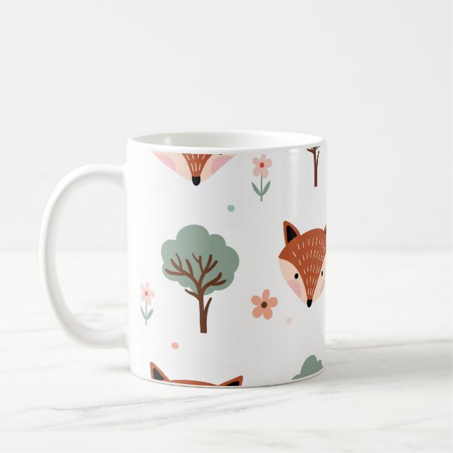 Taza De Café Foxes & Trees: Infantil (Izquierda)