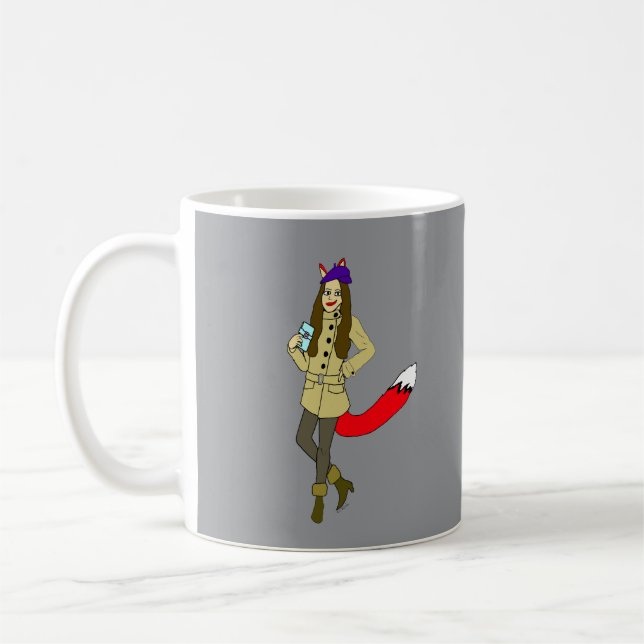 Taza De Café Foxgirl (Izquierda)