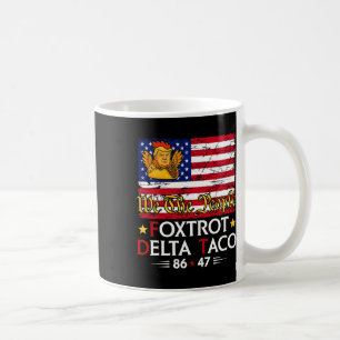 Taza De Café Foxtrot Delta Taco 8647 Vamos Taco Us Bandera We T