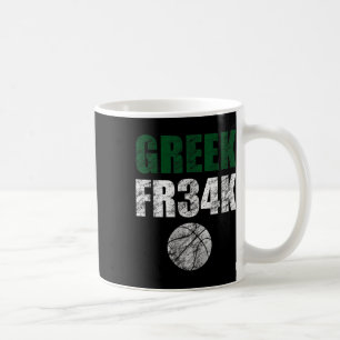 Taza De Café Fr&# griego; k Milwaukee Wisconsin Bysketbyll Cham