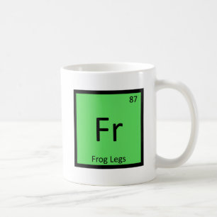 Taza De Café Fr - Química de Piernas de Rana Símbolo de la Tabl