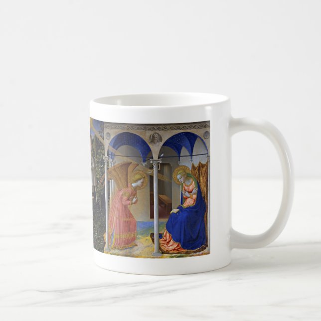 Taza De Café Fra Angelico , “ The Virgin of the Annunciation ” (Derecha)