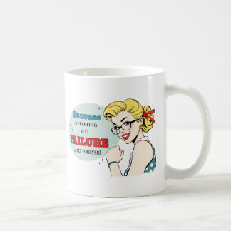 Taza De Café Fracaso por siempre Demotivación Graciosa Retro Pi