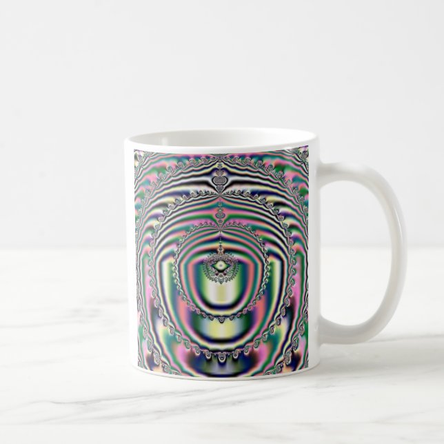 Taza De Café Fractal 10, Mug (Derecha)