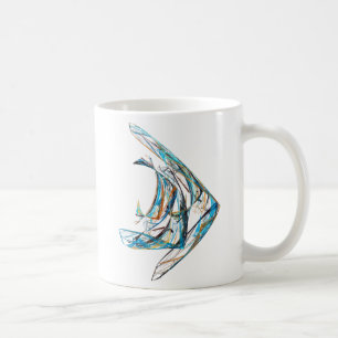 Taza De Café Fractal - Angelfish