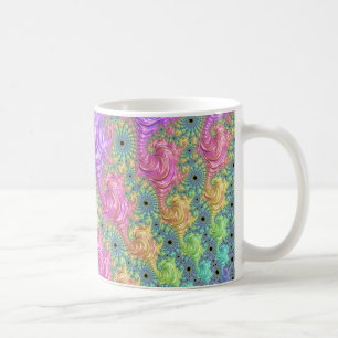 Taza De Café Fractal arcoiris
