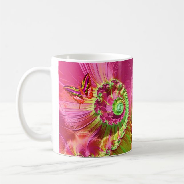 Taza De Café Fractal Art 20 Mug (Izquierda)