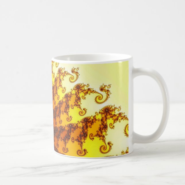 Taza De Café Fractal Art 22 Mug (Derecha)