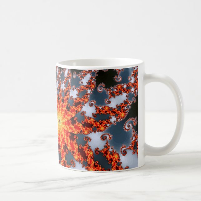 Taza De Café Fractal Art 25 Mug (Derecha)