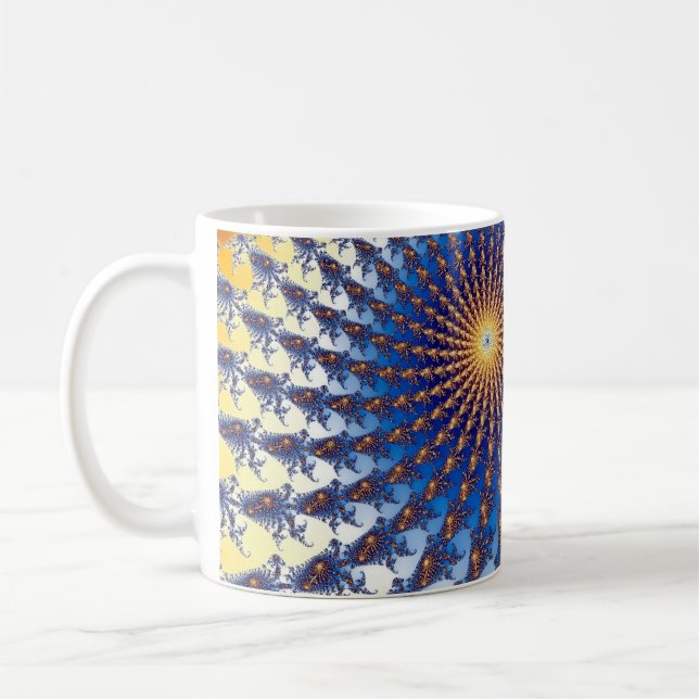 Taza De Café Fractal Art 27 Mug (Izquierda)