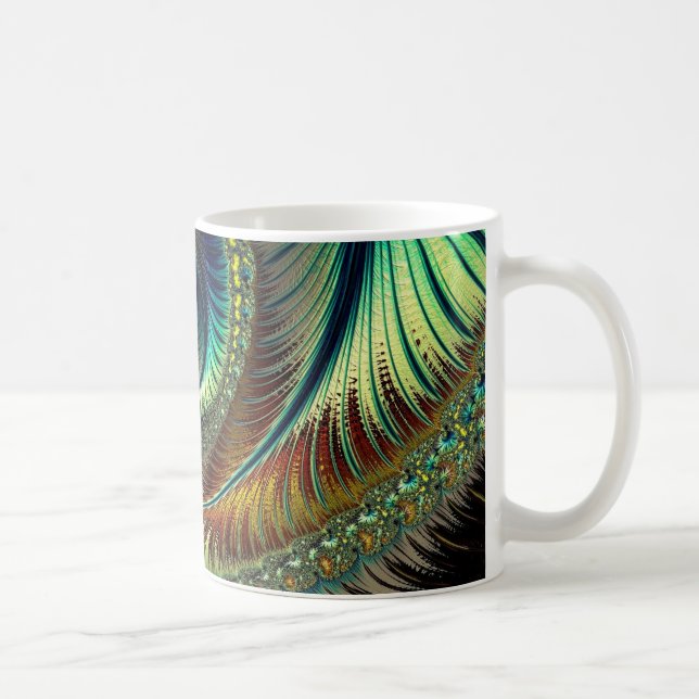 Taza De Café Fractal Art 42 Mug (Derecha)