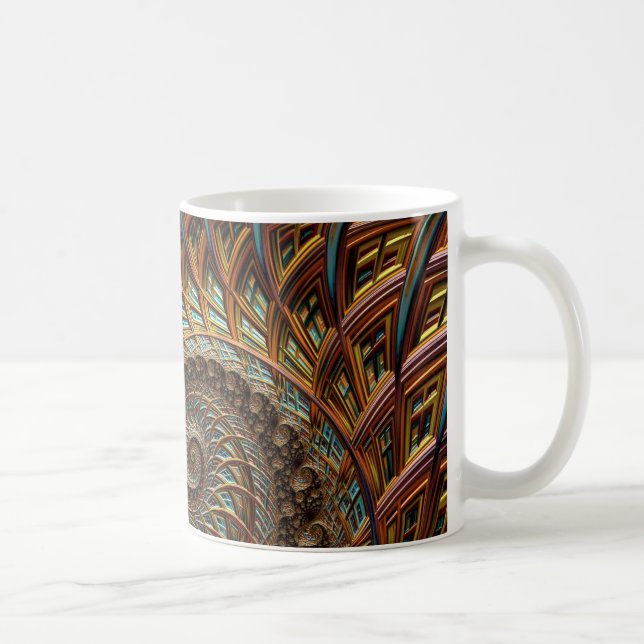 Taza De Café Fractal Art 46 Mug (Derecha)