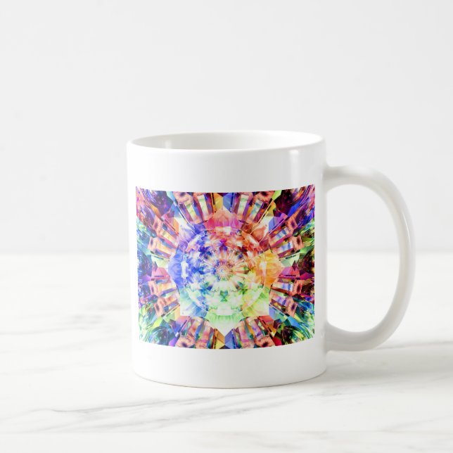 Taza De Café Fractal del espectro (Derecha)