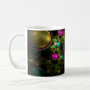 Taza De Café Fractal Julian Pearl Jewelry Background - Fractal 