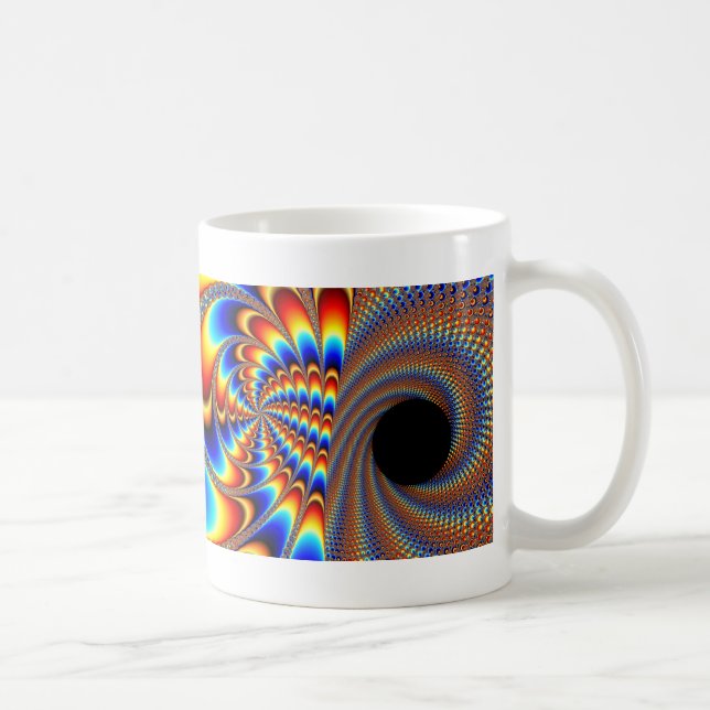 Taza De Café Fractal Wink (Derecha)