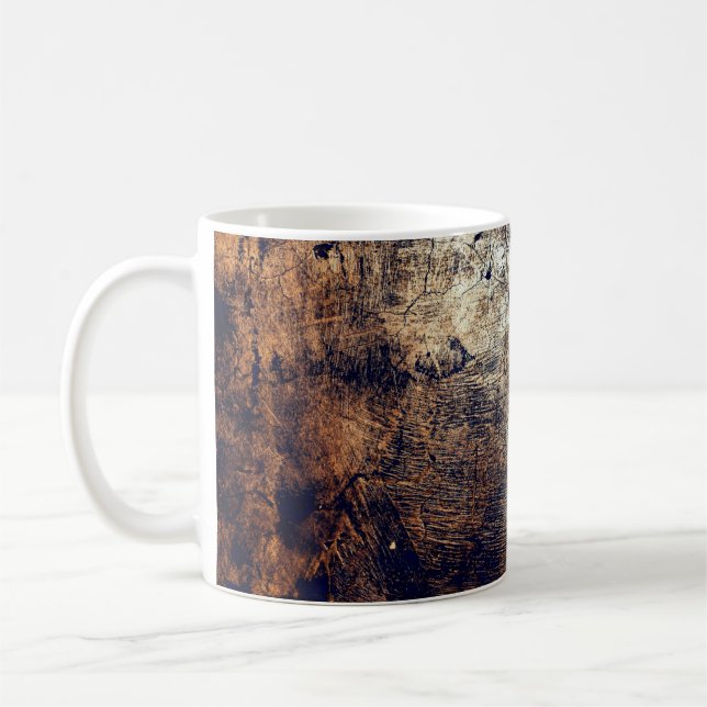 Taza De Café Fractura de la grieta de textura (Izquierda)
