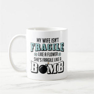 Taza De Café Frágil como bomba