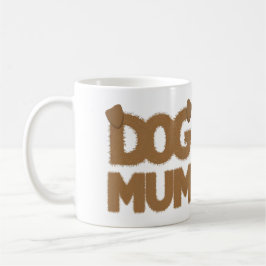Taza De Café Fragmento suave de "mamá de perro" con orejas de p