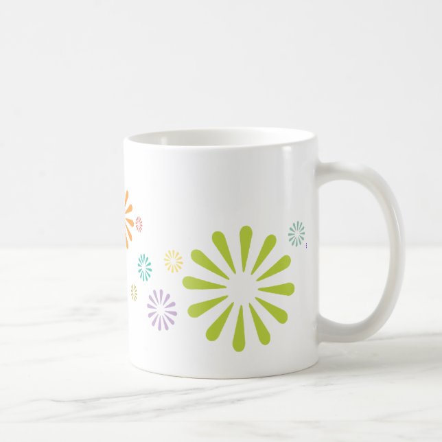 Taza De Café Fragmentos de color (Derecha)