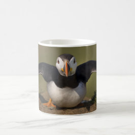 Taza De Café Frailecillo del aleteo