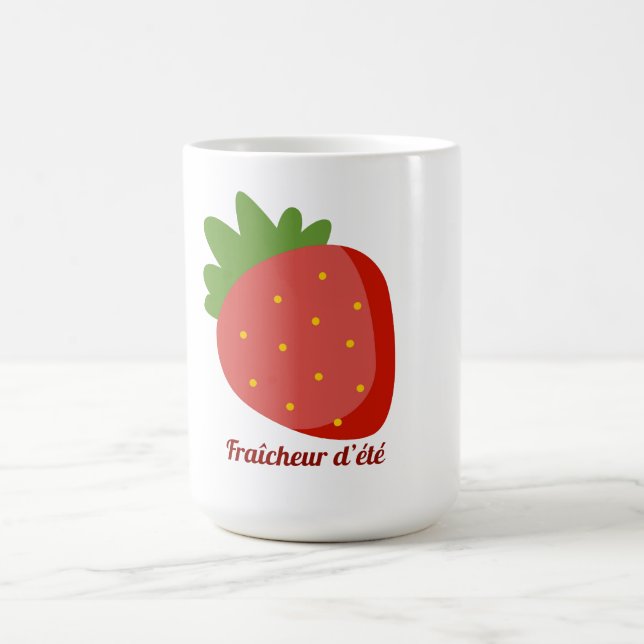 Taza De Café Fraise Fraîcheur d'été (Centro)
