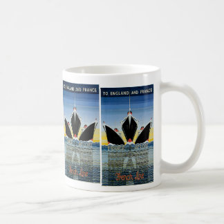 Taza De Café France Afloat - Poster de la línea francesa