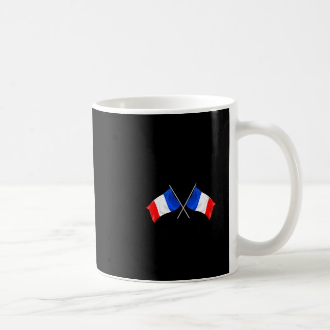 Taza De Café France Flag French Gift France Friend France Paris (Derecha)