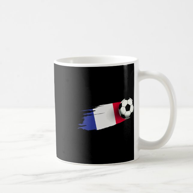 Taza De Café France Flag Jersey French Soccer Team French _1  (Derecha)