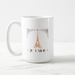 Taza De Café Francés Te Amo Café Mug