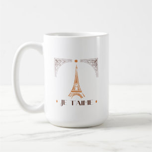Taza De Café Francés Te Amo Café Mug