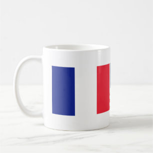 Taza de café francesa de la amistad de la bandera