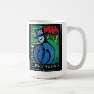 Taza de café francesa del arte