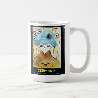 Taza de café francesa del arte por