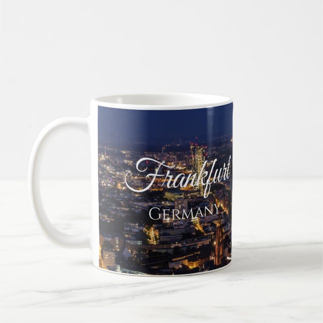 Taza De Café Fráncfort del Meno Alemania Café Mug (Izquierda)